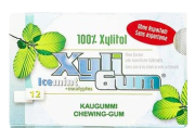 Chewing gum ice mint