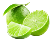 Lot de 3 citrons lime/verts