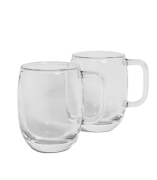 Duo de tasses transparentes 2x350ml