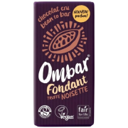 Chocolat noir bio fourré noisette et truffe 70gr