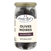 Olives noires au naturel  250g