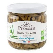 Haricots verts extra fins réduit en sel 195gr net égoutté