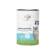 Mousse au saumon pour chat adulte 400g