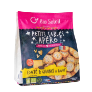 Sablés Apéro au comté et aux graines de pavot 100g