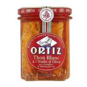 Thon blanc germon huile d'olive et piment d'espelette 220g