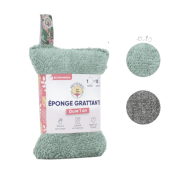 Eponge lavable et grattante verte