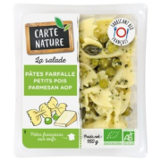 Salade farfalle parmesan petits pois 160g