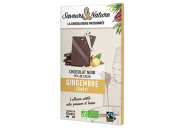 Tablette chocolat noir au gingembre 80g