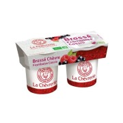 Yaourt brassé de Chèvre  à la Framboise et Cassis