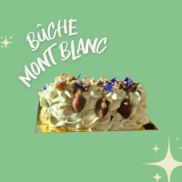 Bûche Mont blanc façon Pavlova