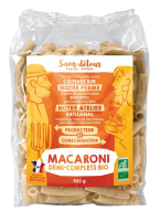 Macaroni au blé dur demi-complet 500g