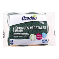 Eponges végétales à récurer x2
