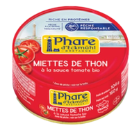 Miettes de Thon à la tomate bio 160gr