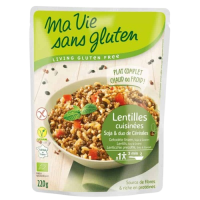 Doypack céréales cuisinées lentilles 220g