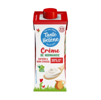 Crème entière semi épaisse UHT 33x20cl