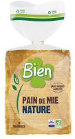 Pain 100% mie nature 500gr