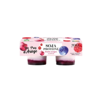 Soja protéine fruits rouges 2x125g