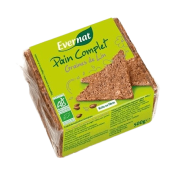 Pain de mie de complet Graines de lin allégé en sel  350gr