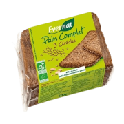 Pain complet aux 3 céréales allégé en sel 500gr