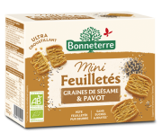 Biscuit salé feuilleté multi graine 100 G