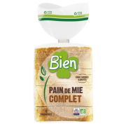 Pain 100% mie complet 500gr