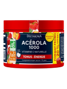 Acérola 1000 Bio - Pilulier Réduction de la fatigue 60 comprimés + 20% offert